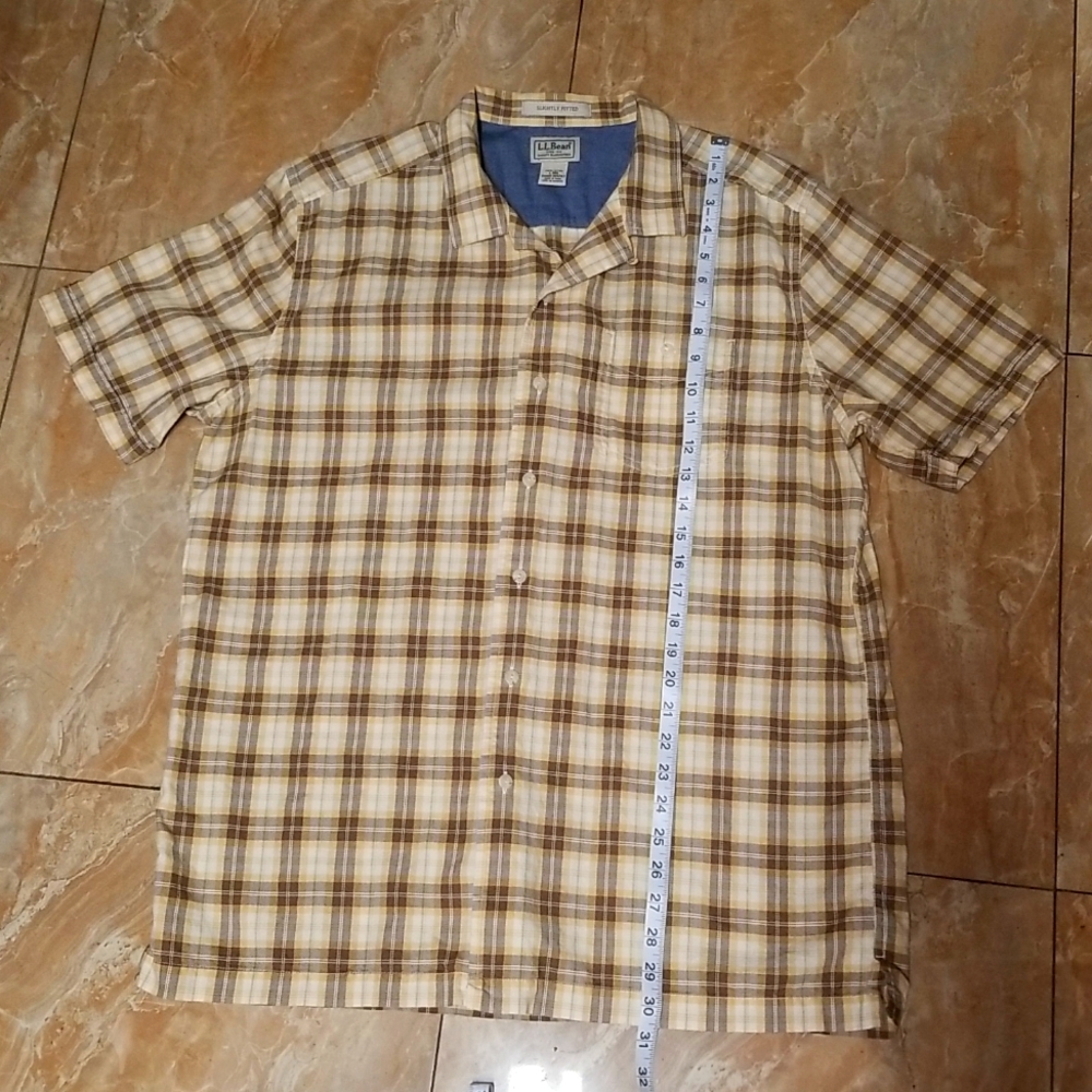 LLBean short sleeve button down shirt